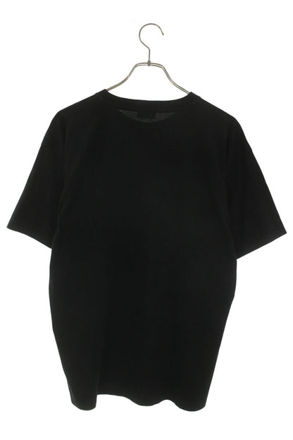 CELINE Logo Print Loose Fit Cotton T-Shirt Black Size S
