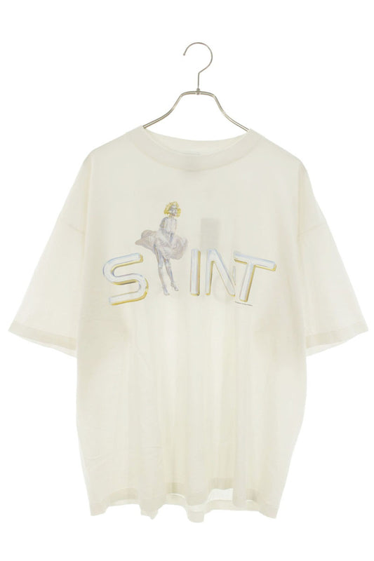 SAINT MICHAEL 25AW SORAYAMA LOVERS Vintage Art White Size XL