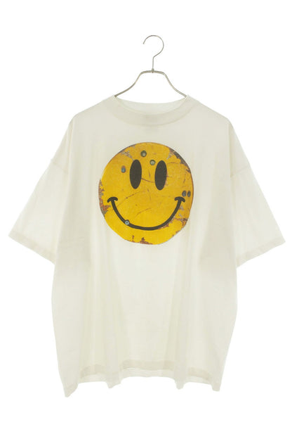 SAINT MICHAEL 25AW Vintage SMILE Graphic Tee White Size XL