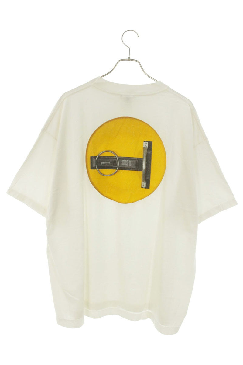 SAINT MICHAEL 25AW Vintage SMILE Graphic Tee White Size XL