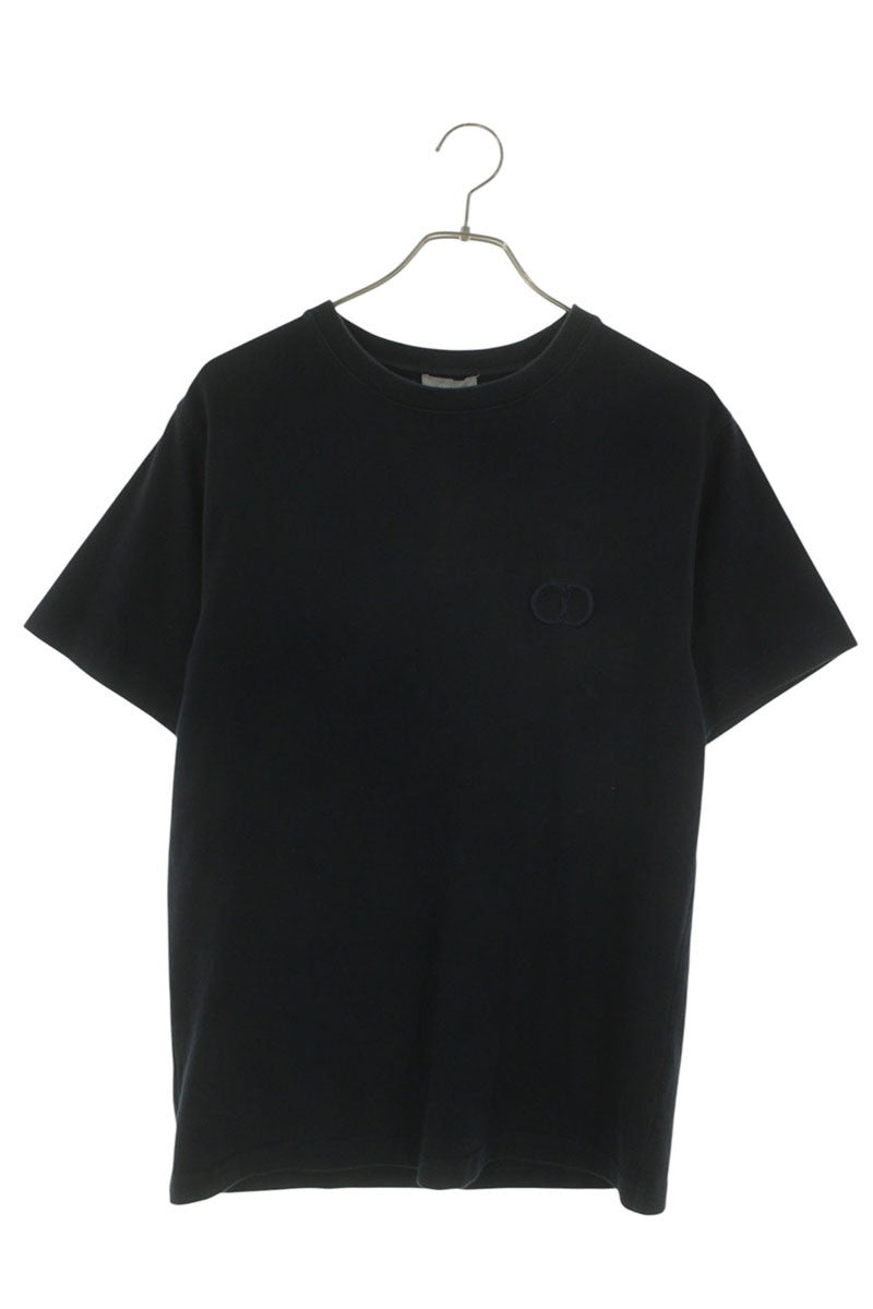 DIOR CD Icon Cotton T-Shirt Navy Size S