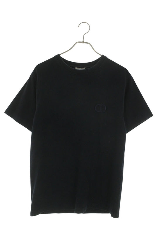 DIOR CD Icon Cotton T-Shirt Navy Size S
