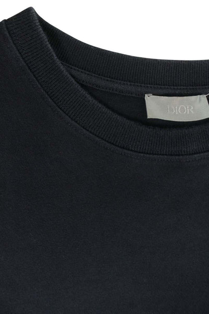DIOR CD Icon Cotton T-Shirt Navy Size S