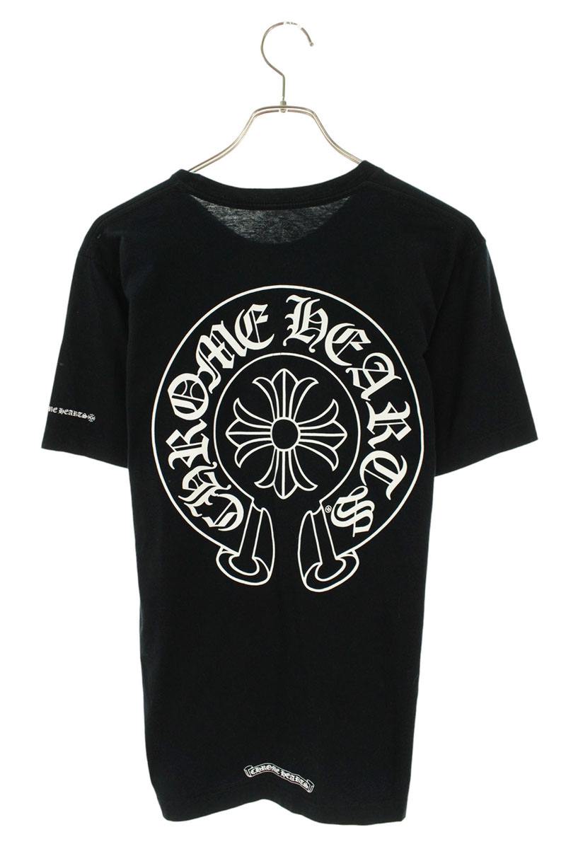 Chrome Hearts Back Horseshoe Print T-Shirt Black Size M