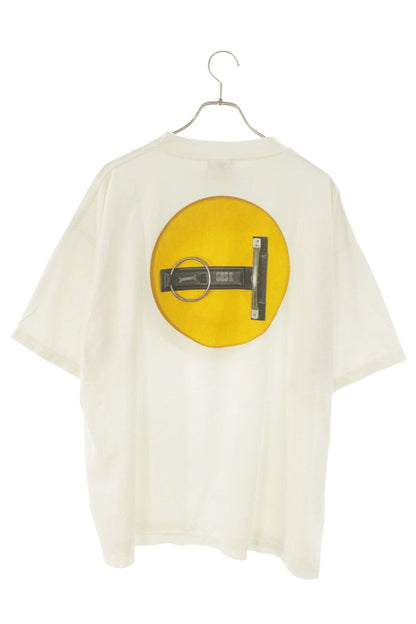 SAINT MICHAEL 25AW SMILE Vintage Washed T-Shirt Size XL