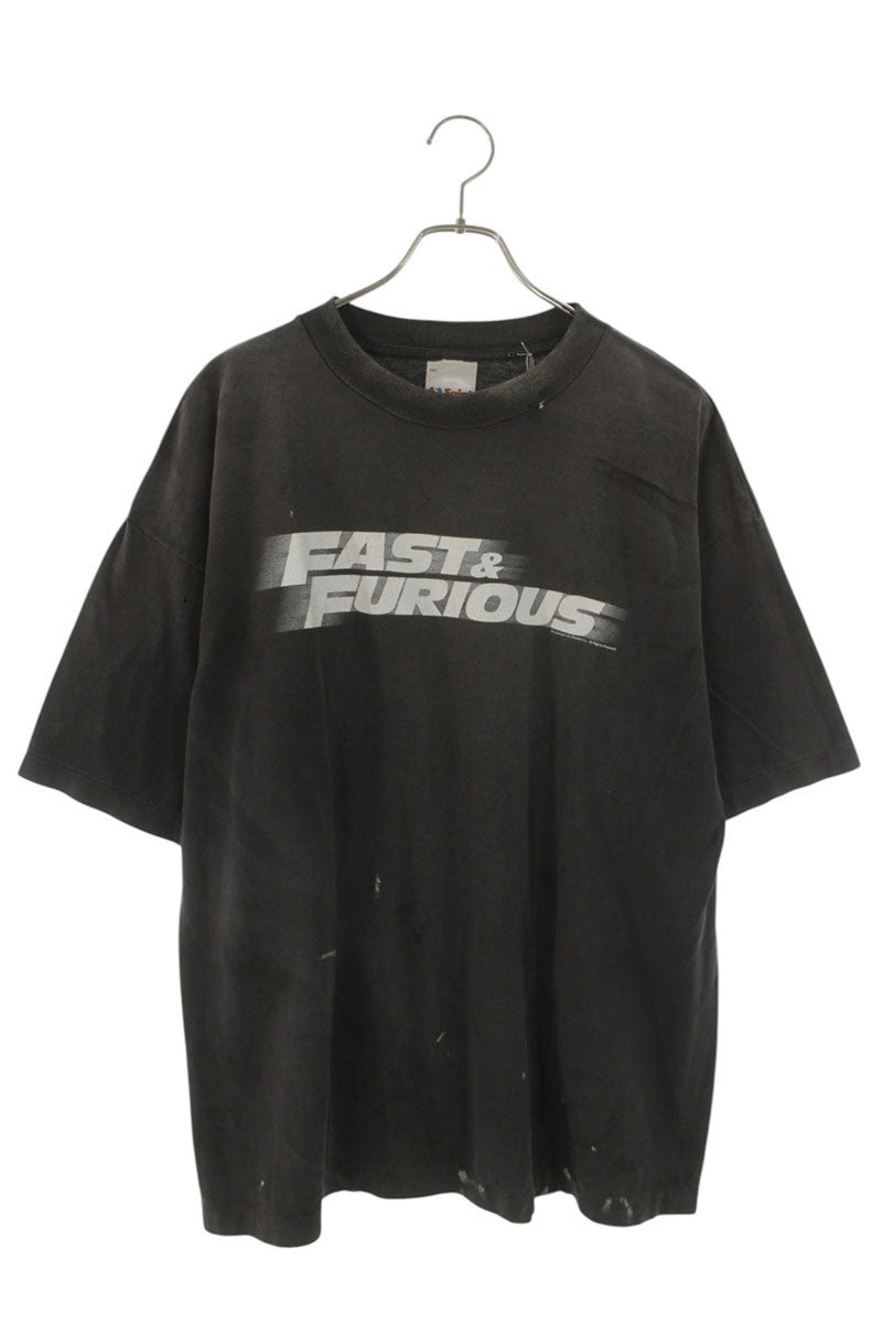 SAINT MICHAEL 26SS FAST FURIOUS Vintage Washed Size XL