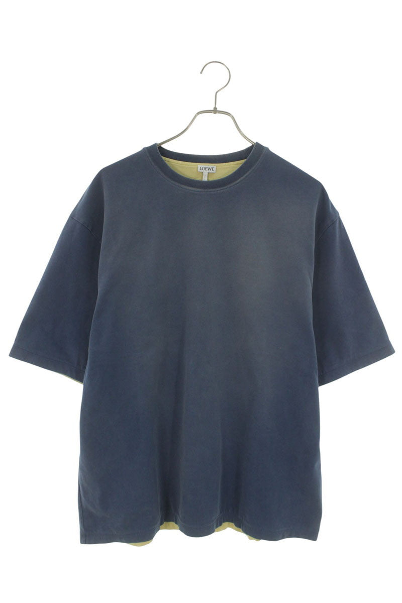 LOEWE Oversized Washed Embroidered Logo Tee Size S