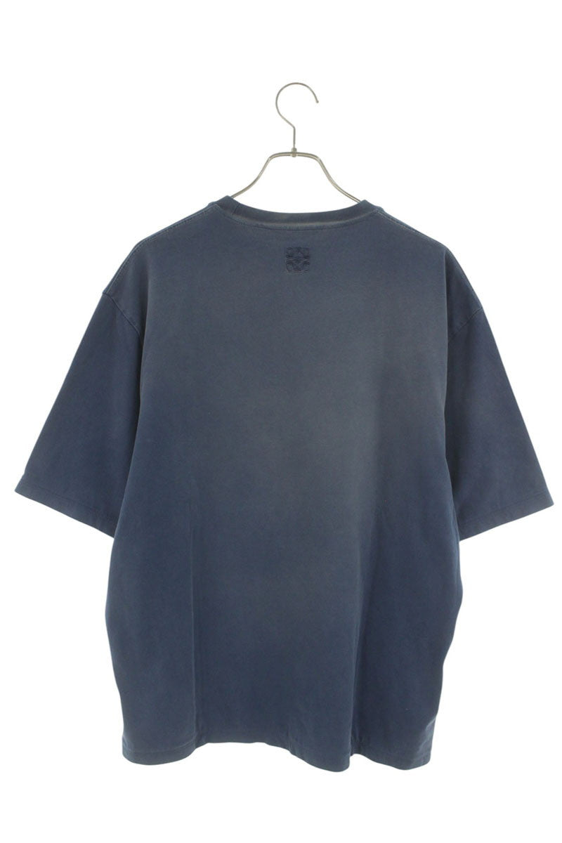 LOEWE Oversized Washed Embroidered Logo Tee Size S