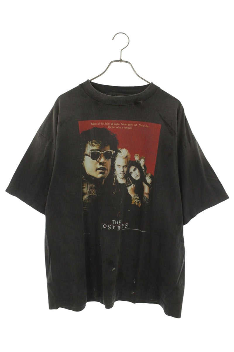SAINT MICHAEL 25SS LOSTBOYS Vintage Washed Black Size XL