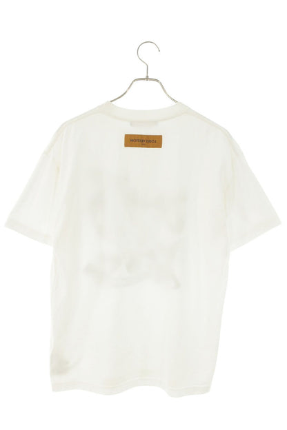 LOUISVUITTON LV Bird Print Cotton T-Shirt White Size S