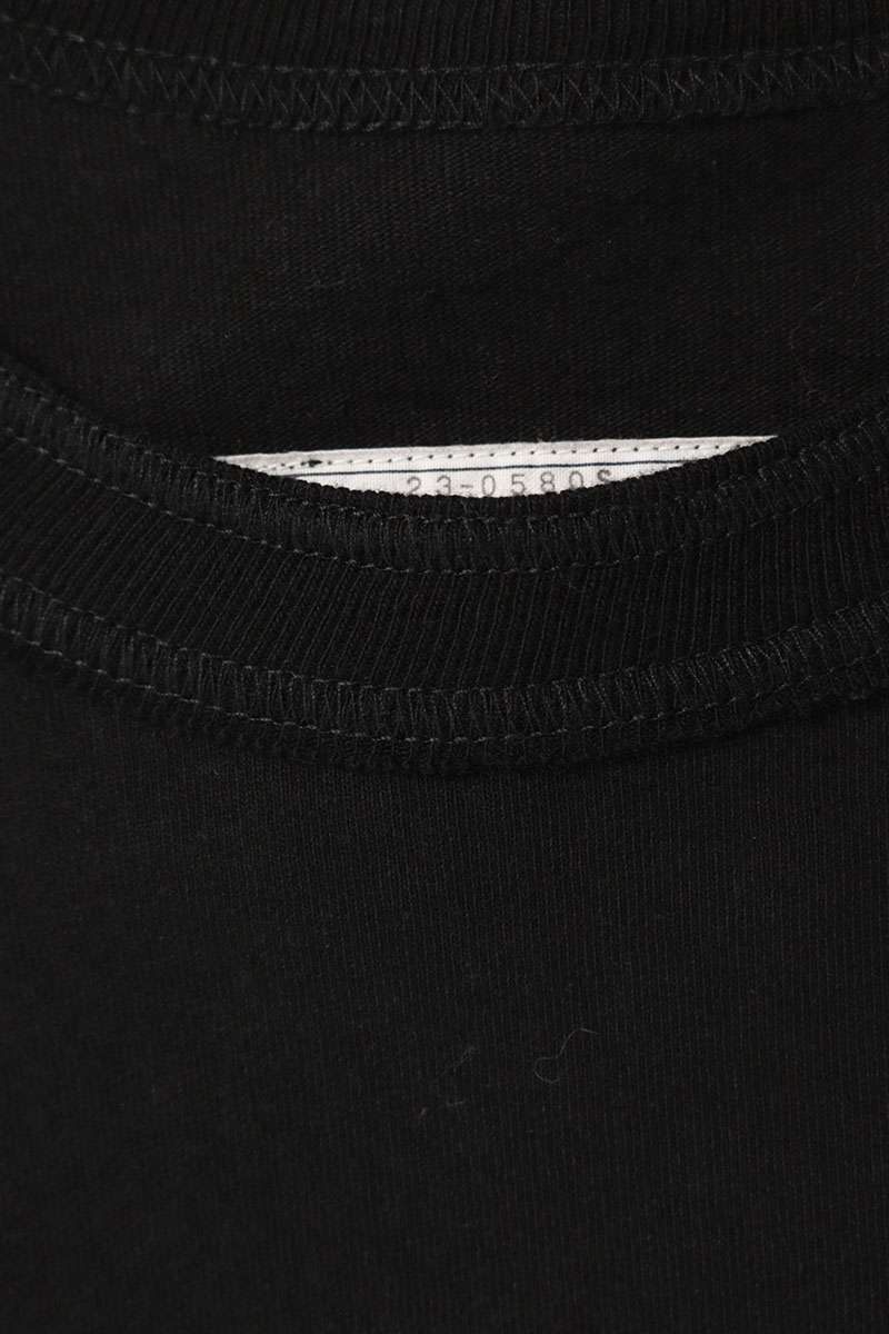 Sacai Logo Print Tee Black Cotton Size XL