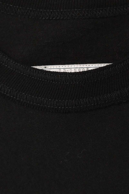 Sacai Logo Print Tee Black Cotton Size XL