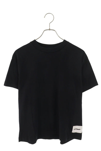 JILSANDER+ Logo Patch Plain Tee Black Cotton Size L