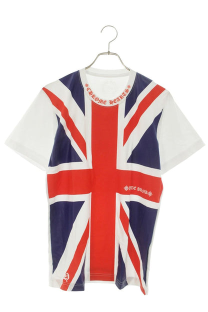 Chrome Hearts Union Jack Neck Logo Print T-Shirt Size S