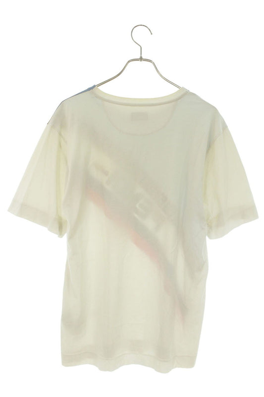 FENDI x FILA Front Logo Cotton T-Shirt White Size S