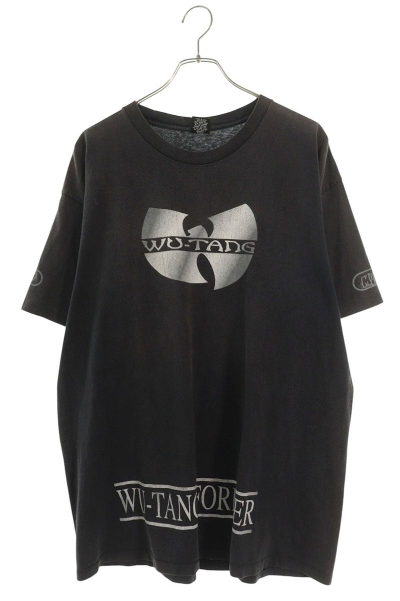VINTAGE WU-TANG Clan Print Cotton T-Shirt Black Size XXL