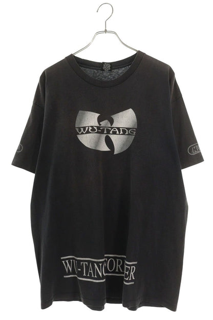 VINTAGE WU-TANG Clan Print Cotton T-Shirt Black Size XXL