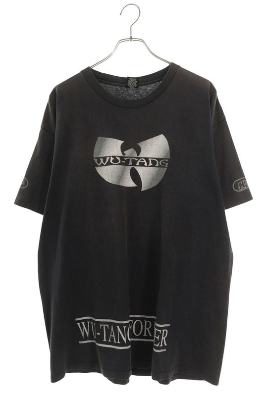 VINTAGE WU-TANG Clan Print Cotton T-Shirt Black Size XXL