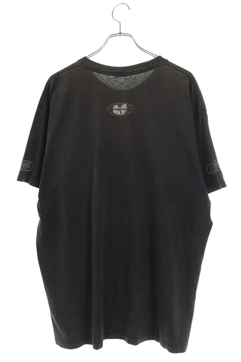 VINTAGE WU-TANG Clan Print Cotton T-Shirt Black Size XXL