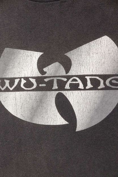 VINTAGE WU-TANG Clan Print Cotton T-Shirt Black Size XXL
