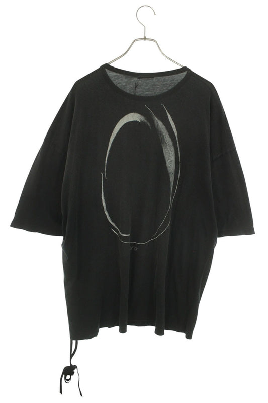 ANN DEMEULEMEESTER 25AW Back Print T-Shirt Black Size XL