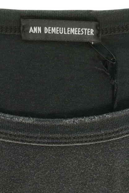 ANN DEMEULEMEESTER 25AW Back Print T-Shirt Black Size XL