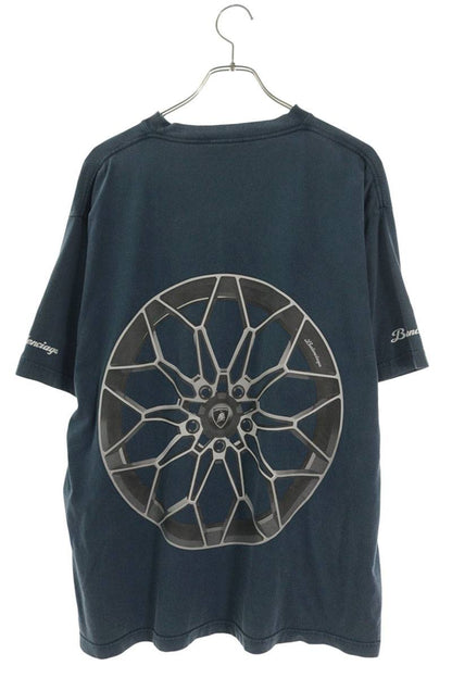 BALENCIAGA Lamborghini Logo Print T-Shirt Multi Size L