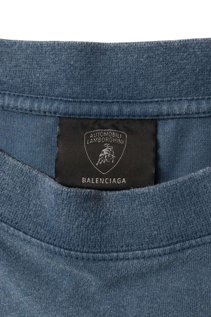 BALENCIAGA Lamborghini Logo Print T-Shirt Multi Size L