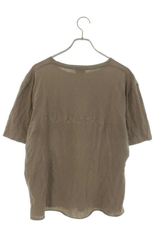 SAINT LAURENT PARIS Wrinkle Reverse Logo Print Tee Size L