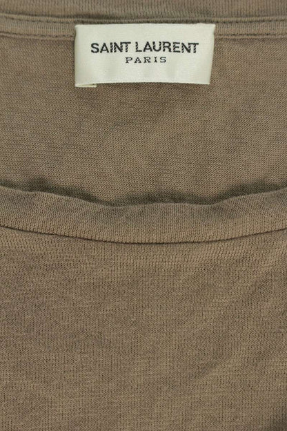 SAINT LAURENT PARIS Wrinkle Reverse Logo Print Tee Size L