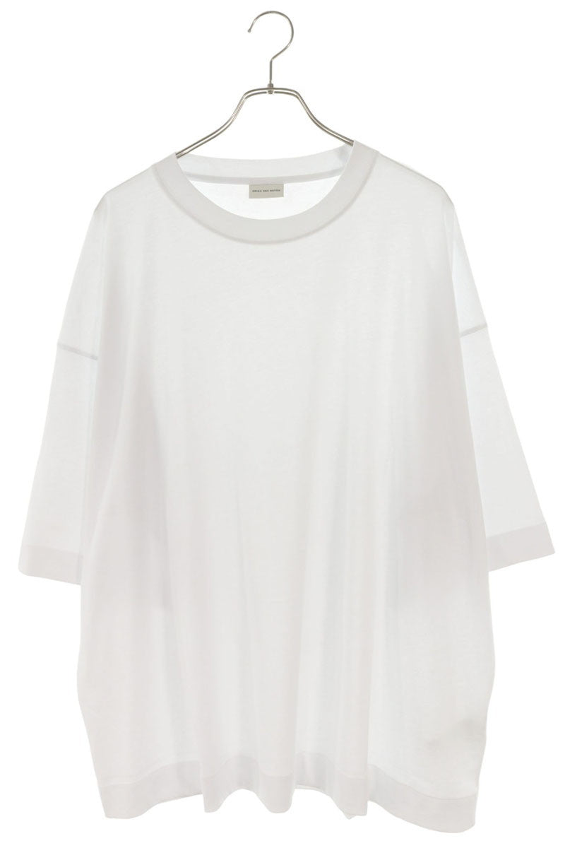 DRIES VAN NOTEN 25AW Oversized T-Shirt White Size L