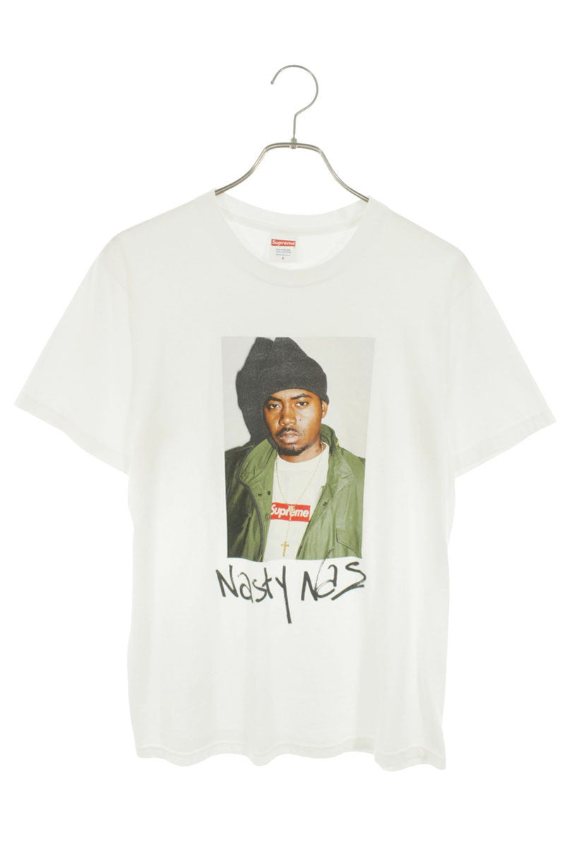 SUPREME 17AW Nas Photo Print T-Shirt Size S