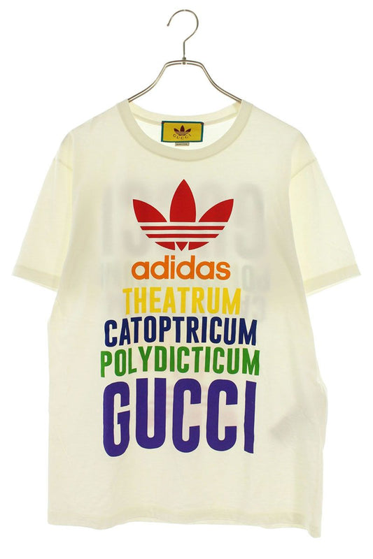 GUCCI x adidas White Multi-Color Logo T-Shirt Size XS