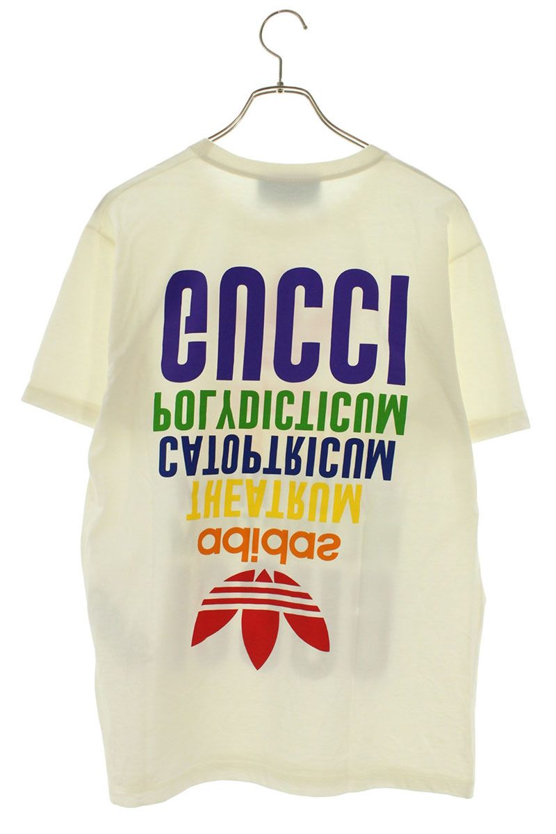 GUCCI x adidas White Multi-Color Logo T-Shirt Size XS