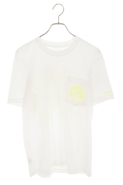 Chrome Hearts Horseshoe Tee White Yellow Size M