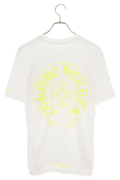 Chrome Hearts Horseshoe Tee White Yellow Size M