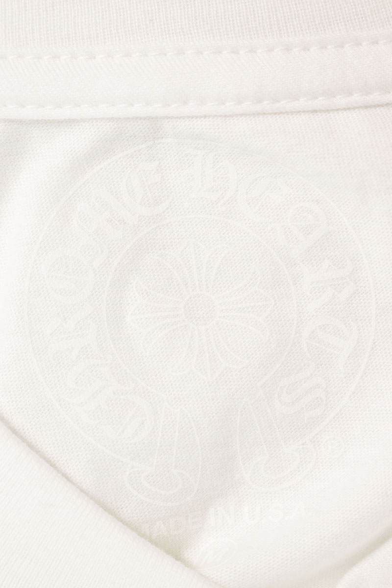 Chrome Hearts Horseshoe Tee White Yellow Size M