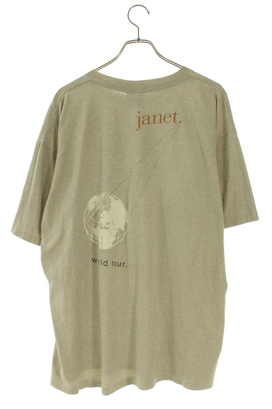 VINTAGE Janet Jackson World Tour T-Shirt Gray Size XL