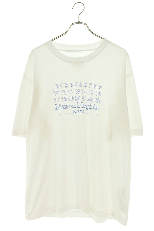 Maison Margiela Calendar Logo Print Tee White Size XS