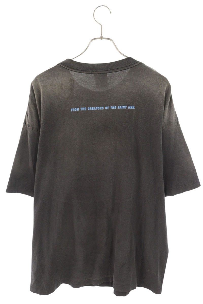 SAINT MICHAEL AW25 Vintage Movie Print Tee Black Size XXL