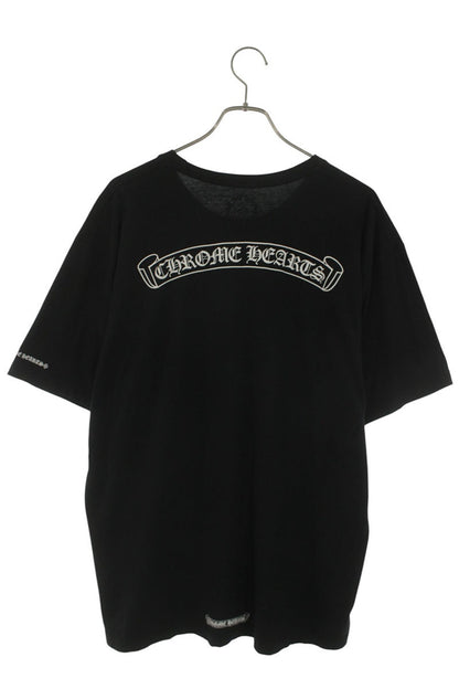 Chrome Hearts Back Scroll Label Print Tee Black Size XL