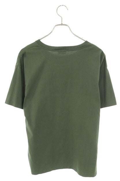 CELINE Green Logo Print Loose Fit T-Shirt Size M