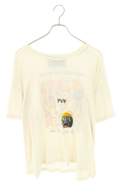 Paly Hollywood Anxiety Print T-Shirt White Size M
