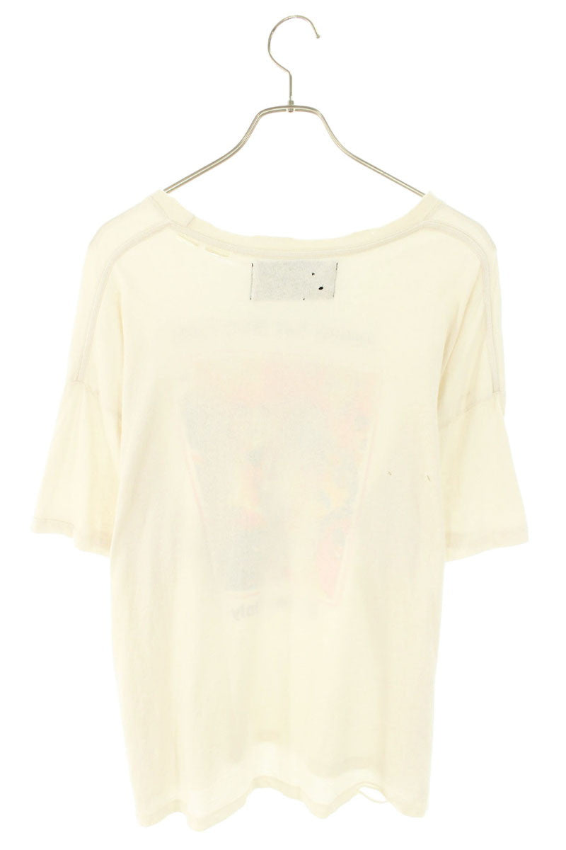 Paly Hollywood Anxiety Print T-Shirt White Size M