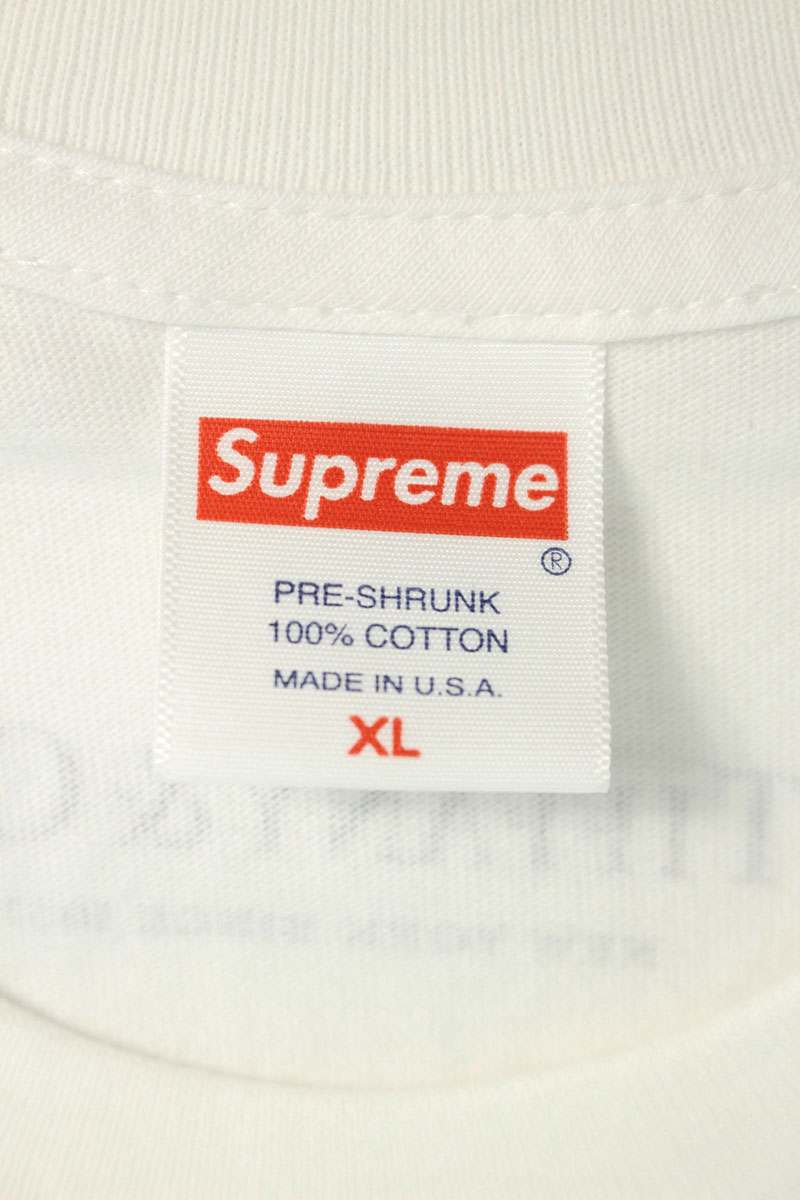 SUPREME 21AW x Tiffany Box Logo Tee White Blue Size XL