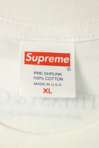 SUPREME 21AW x Tiffany Box Logo Tee White Blue Size XL