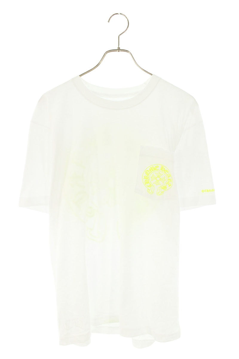 Chrome Hearts Horseshoe Tee White Yellow Size L