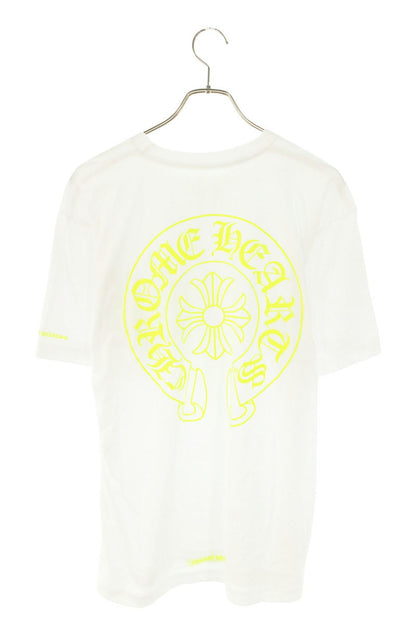 Chrome Hearts Horseshoe Tee White Yellow Size L