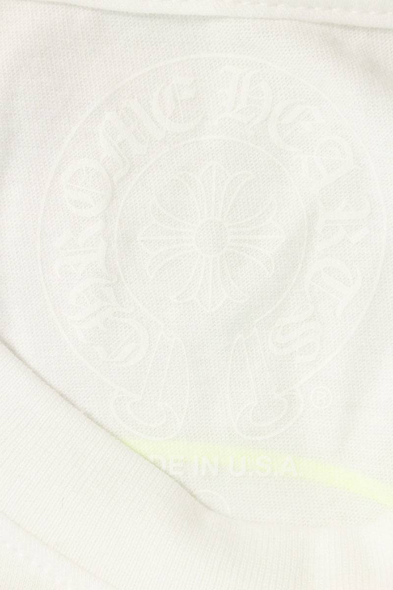 Chrome Hearts Horseshoe Tee White Yellow Size L