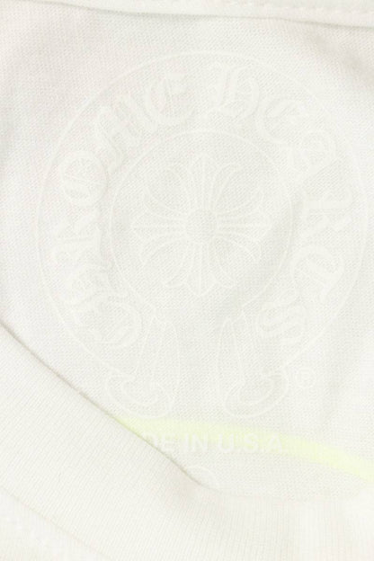 Chrome Hearts Horseshoe Tee White Yellow Size L